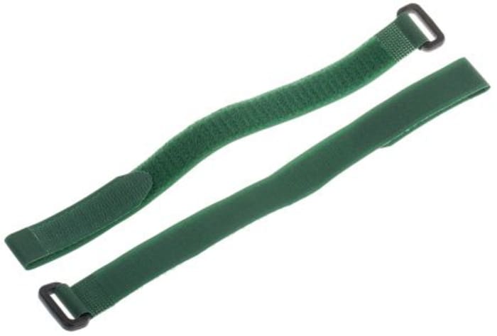 Serre-câble RS PRO, 300mm x 20 mm, Vert, en Nylon 66, x 10