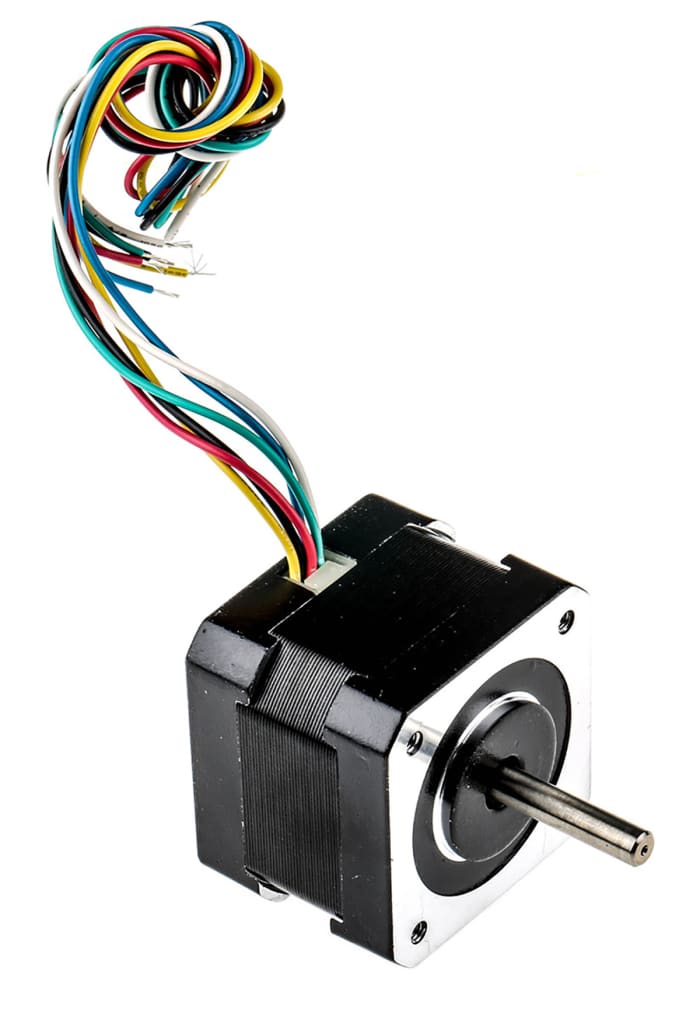 RS PRO Hybrid Stepper Motor, 4 V, 1.8°, 42.3 x 42.3mm Frame, 5mm Shaft