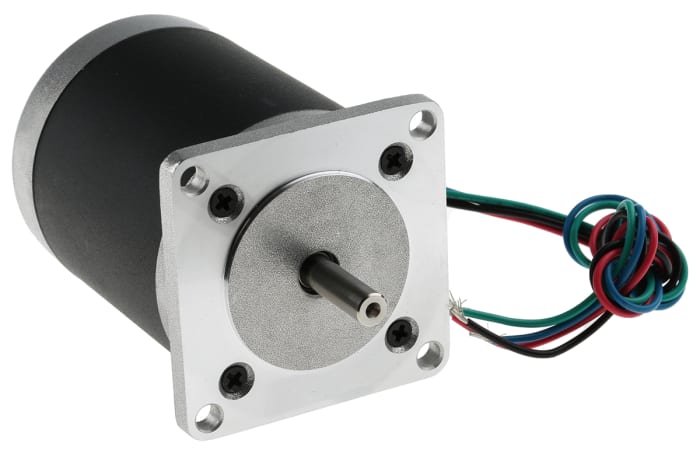 RS PRO, RS PRO Hybrid Stepper Motor, 2.8 V, 1.8°, 56.4 x 56.4mm Frame,  6.35mm Shaft, 180-5286