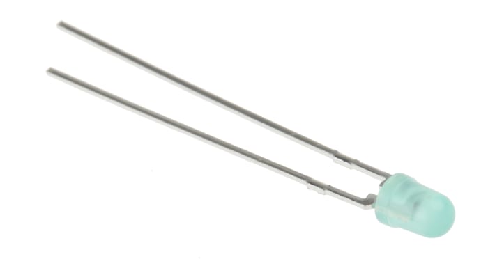 Broadcom1.9 V Green LED 3mm Through Hole, HLMP-1790