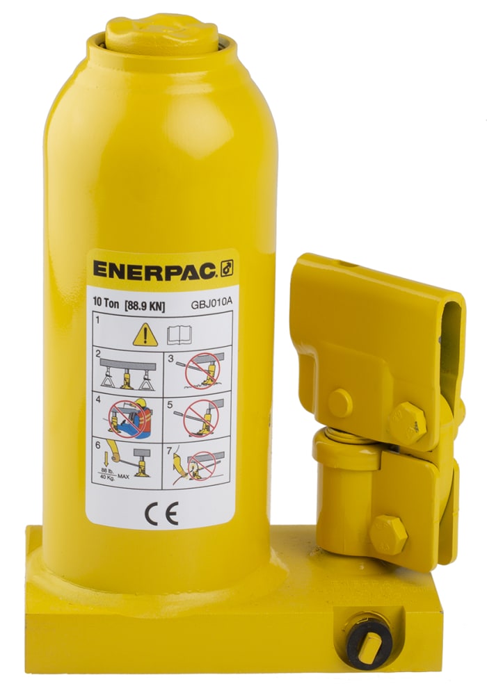 GBJ010A Enerpac Enerpac Bottle Jack, 10tonne Maximum Load, 219mm