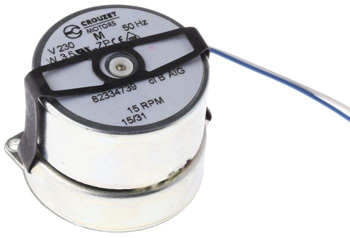 Crouzet Clockwise Synchronous Geared AC Geared Motor, 3 W, 230 V