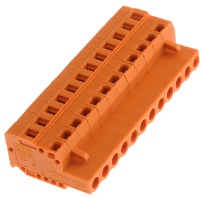 Embase CI Wago 12 contacts 1 rangée(s) pas de 5.08mm série MCS-MIDI Classic