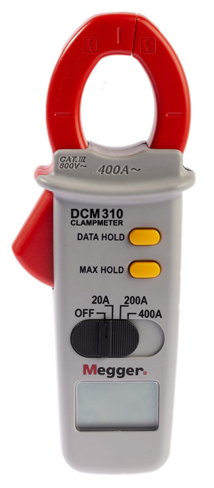 6111-284, Pinza amperimétrica Megger DCM300E, calibrado UKAS, corriente  máx. 300A ac, CAT II 600 V, CAT III 500 V