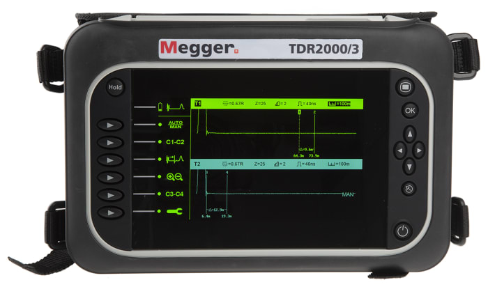 Megger TDR2000/3 Time Domain Reflectometers, 20000m, USB Interface