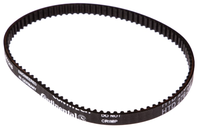 Contitech HTD 276-3M-06 Timing Belt, 92 Teeth, 276mm Length, 6mm Width