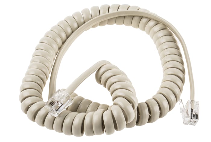 Rallonge téléphonique RS PRO Beige