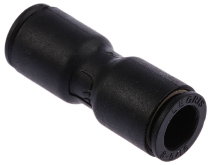 Legris LF3000 Series Straight Tube-to-Tube Adaptor, Push In 8 mm to Push In 8 mm, Tube-to-Tube Connection Style