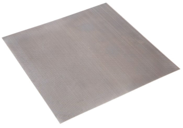 RS PRO Stainless Steel Perforated Metal Sheet 500mm x 500mm, 0.55mm Thick