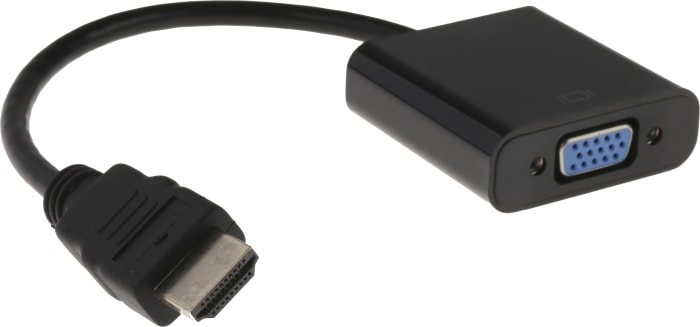 RS PRO AV Adapter, Male HDMI to Female VGA