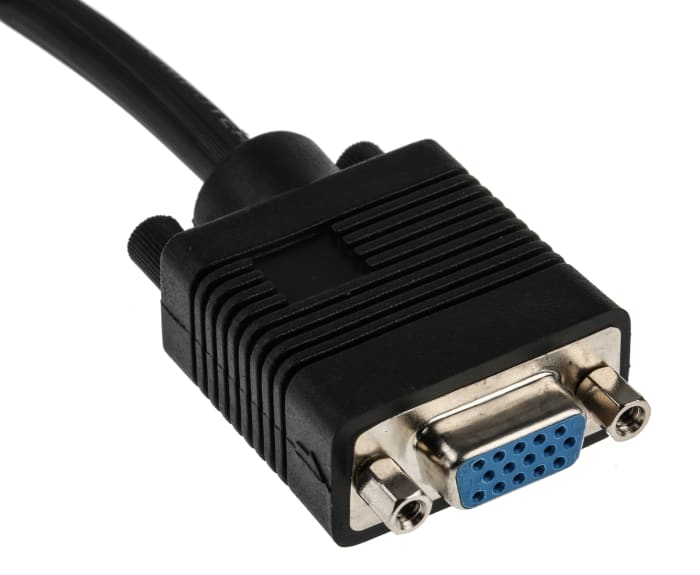 RS PRO | RS PRO Male VGA to Female VGA Cable, 5 m Black | 182-8541
