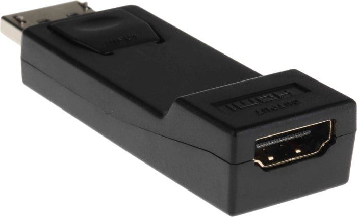 Sestava kabelů pro digitální video a monitory Samec DisplayPort na Samice HDMI barva Černá