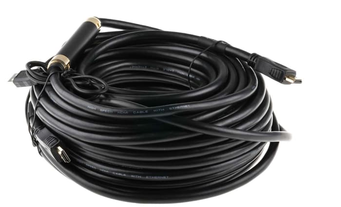 RS PRO, 25m Male HDMI to Male HDMI 4K