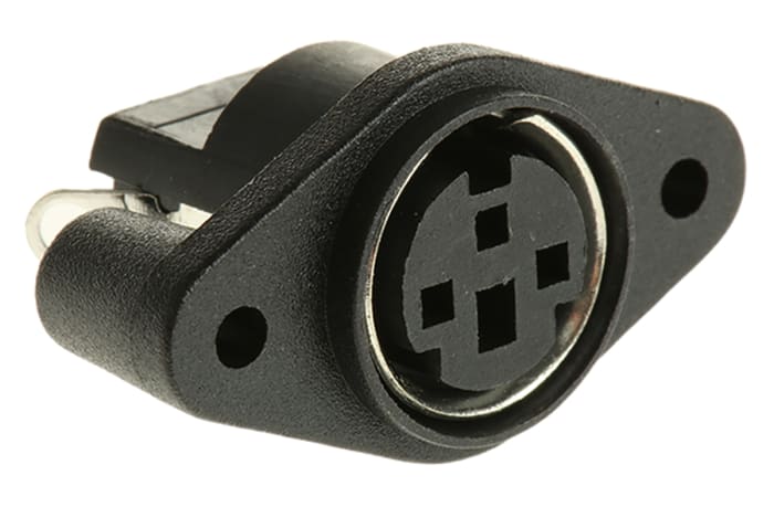 RS PRO 3 Pole Miniature Din Socket, 1A, 100 V ac, Female, Panel Mount