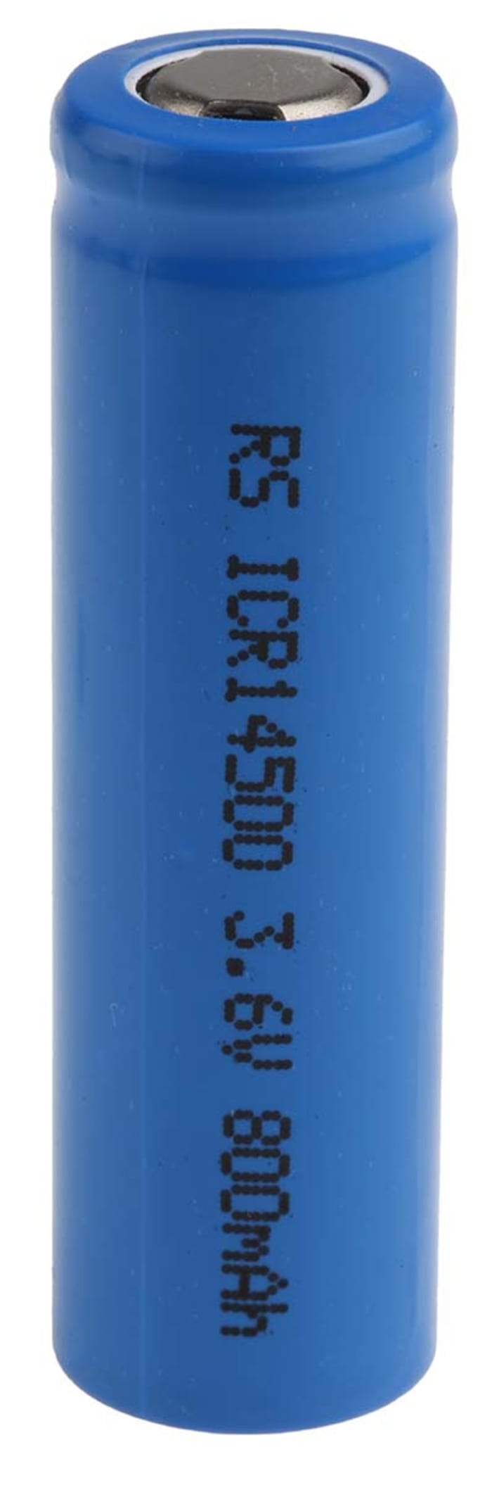 RS PRO 14500  3.6V 800mAh Li-Ion Rechargeable Battery