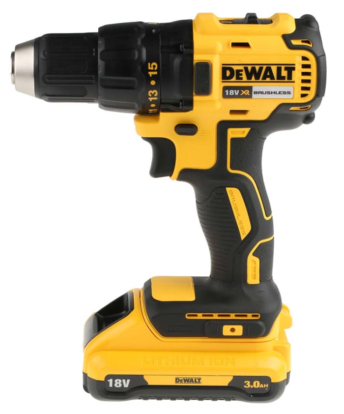 Taladro-atornillador DeWALT a batería Li-Ion de 18V 3Ah 340W, DCD777L2T con  2 baterías, Euroconector