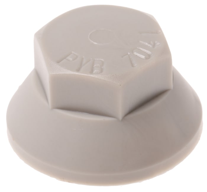 Nylon insulated cap nut,M12 x 22.5 dia