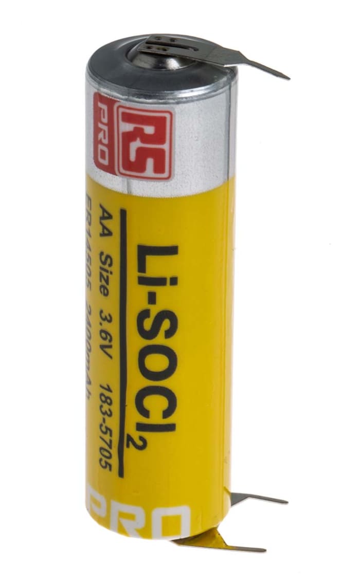 Pile Lithium 3.6 AA 2/3 PCL 2 AA, 14335 mah, remplacement pour