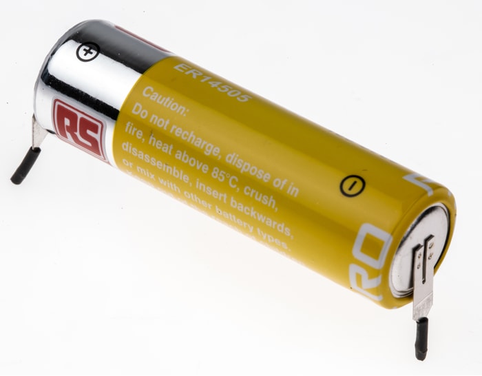 Piles AA RS PRO 3.6V Lithium Thionyle Chloride, 2.4Ah