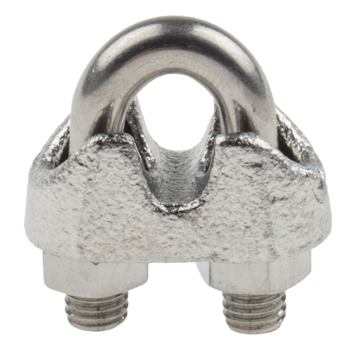 RS PRO, RS PRO Steel Thimble For Use With 5mm Diameter Wire Rope, 192-991