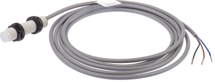 RS PRO Capacitive Threaded Barrel Proximity Sensor, M12, 4 mm Detection, NPN NO, 10 → 30 V dc