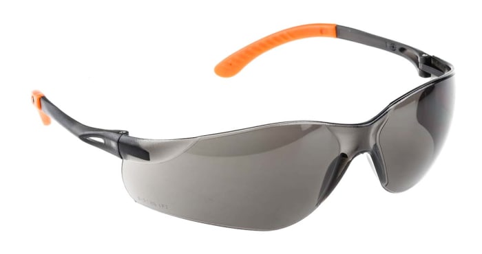 RS PRO UV Safety Glasses, Smoke Polycarbonate Lens