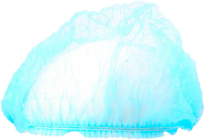 RS PRO Blue Disposable Hair Net for Surgical Use, One-Size, Hair Net Type, Non-Metal Detectable, 500 per Package