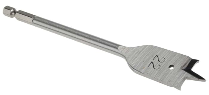 Flat drill bit top