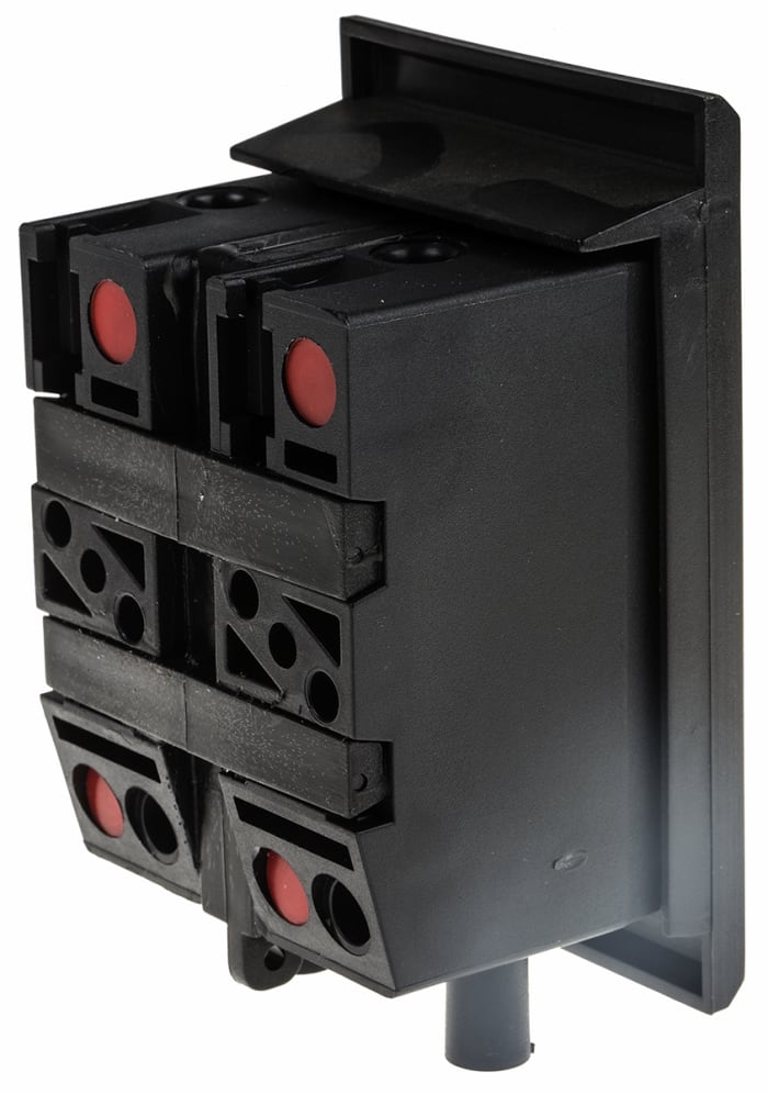 RS PRO RS PRO 32A Rail Mount Fuse Holder for F1 Fuse, 2P 1849301