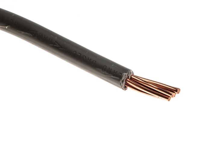 Fils de câblage RS PRO, 25mm², Gris, 50m, 450 V c.c., 750 V c.a.