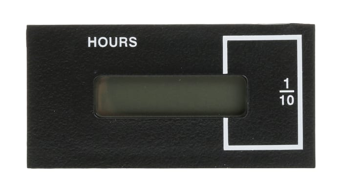 Curtis Hour Meter, 6 Digit LCD, 100 → 230 V ac, 48 → 150 V dc