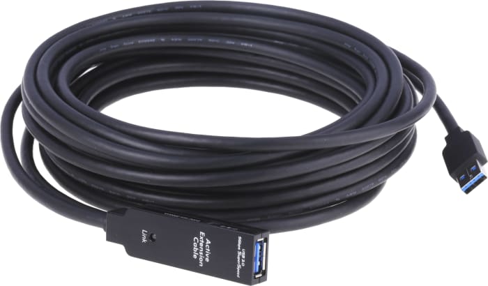Cable USB 3.0 StarTech.com, con A. USB A Macho, con B. USB A Hembra, long. 10m, color Negro