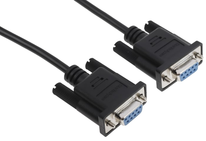 StarTech.com Female 9 Pin D-sub to Female 9 Pin D-sub Serial Cable, 1m PVC