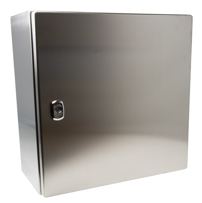 Caja de pared Schneider Electric Spacial S3X de Acero inoxidable 304 Sin Pintar, , 400 x 400 x 200mm, IP66