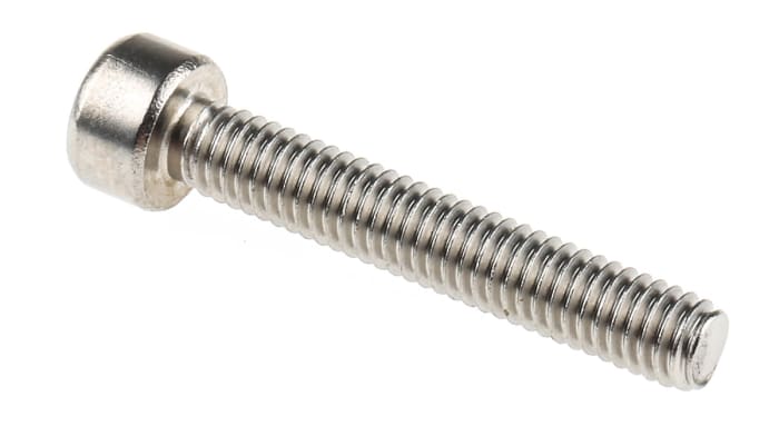 RS PRO Stainless Steel Hex Socket Cap Screw, DIN 912, M4 x 25mm
