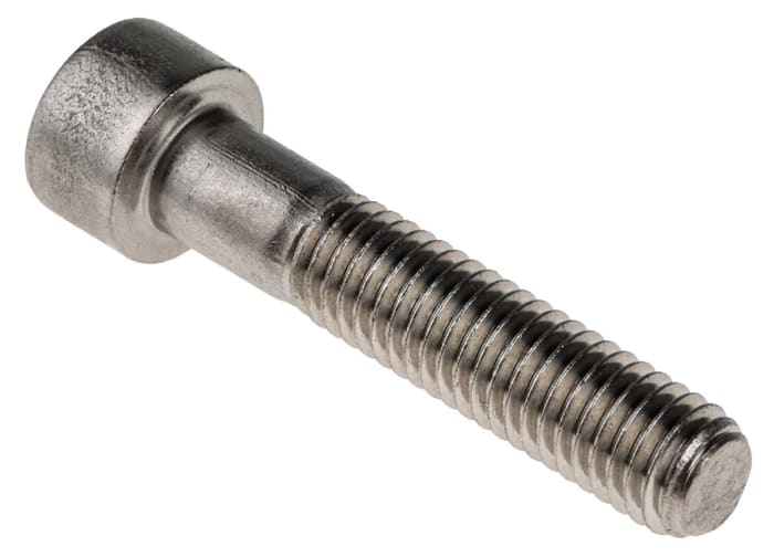 RS PRO Stainless Steel Hex Socket Cap Screw, DIN 912, M8 x 40mm
