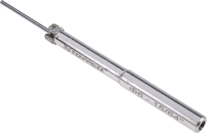 Vrták do skla 6mm S diamantovým hrotem Starrett