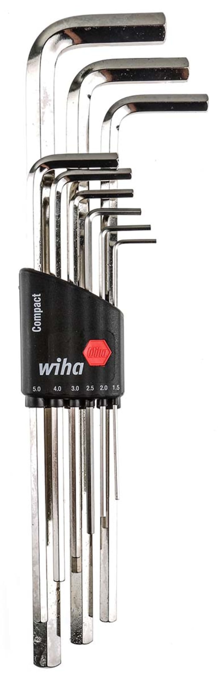 Wiha 9 piece L Shape Metric Hex Key Set, 1.5 → 10mm