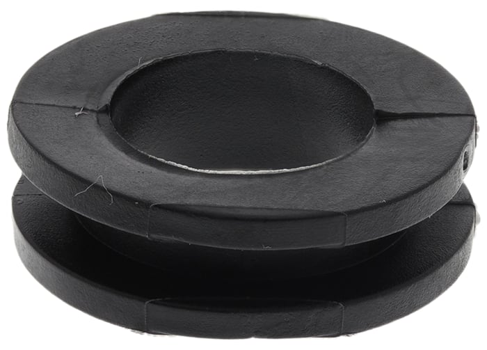 HellermannTyton HV Black PVC 18mm Cable Grommet for Maximum of 14mm Cable Dia. 633-03050 HV1305-PVC-FR-BK