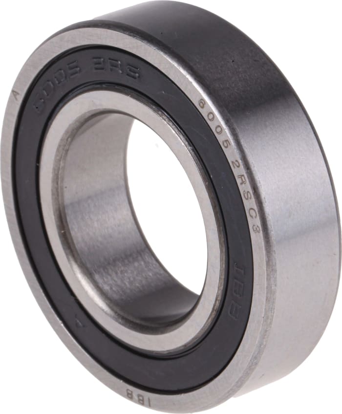 RS PRO 6005-2RS/C3 Single Row Deep Groove Ball Bearing- Both Sides Sealed 25mm I.D, 47mm O.D