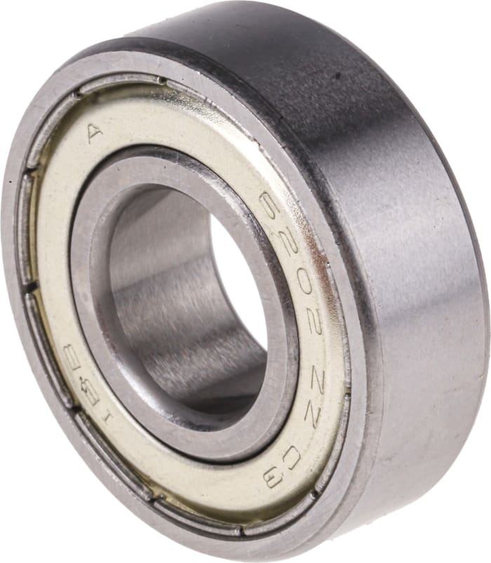 RS PRO 6202-2Z/C3 Single Row Deep Groove Ball Bearing- Both Sides Shielded 15mm I.D, 35mm O.D