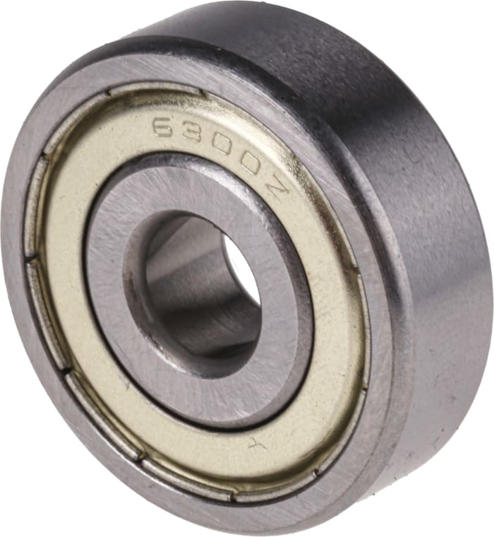 RS PRO 6300-2Z/C3 Single Row Deep Groove Ball Bearing- Both Sides Shielded 10mm I.D, 35mm O.D