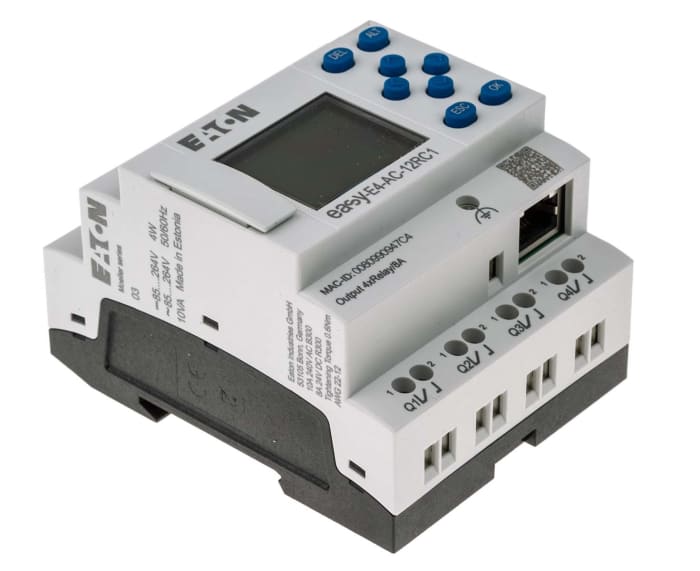 197215 & EASYE4AC12RC1 Eaton Eaton easy Control Relay 8 Inputs