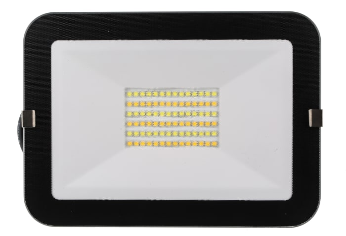 RS PRO Floodlight, 30 W, 2700 lm, IP65, 220 → 240 V ac