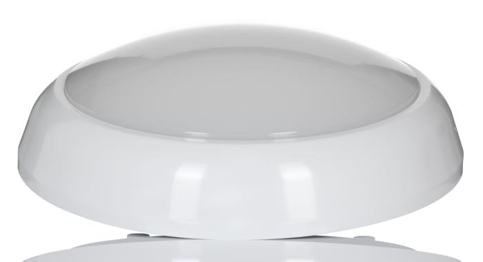 RS PRO Round LED Bulkhead Light, 18 W, 220 → 240 V ac, IP54