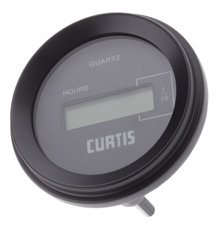 Curtis Hour Counter, 6 digits, LCD, Tab Connection, 100 → 230 V ac, 48 → 150 V dc