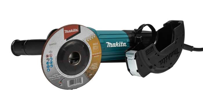 Meuleuse d'angle Makita GA4534, 115mm, 11000tr/min, 110V Filaire, BS 4343