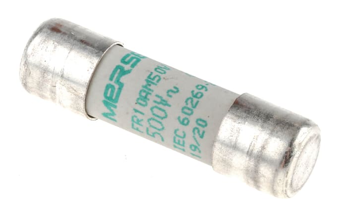 Mersen 10A Ceramic Cartridge Fuse, 10 x 38mm