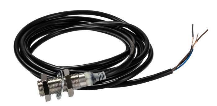Omron Inductive Threaded Barrel Proximity Sensor, M12, 4 mm Detection, PNP NO, 10 → 30 V dc