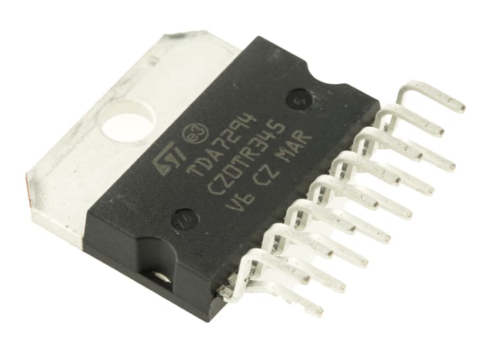 STMicroelectronics,100W, 15-Pin MULTIWATT V TDA7294V
